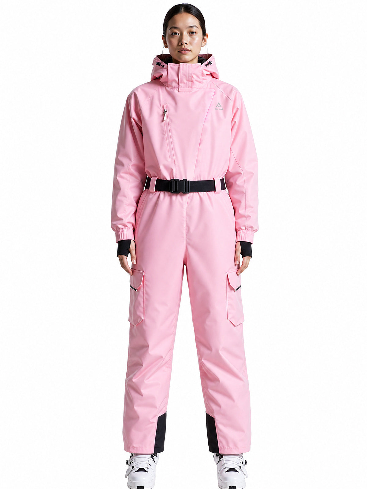 Aterland Women's One-Piece Ski Suit – Waterproof & Windproof Snowsuit