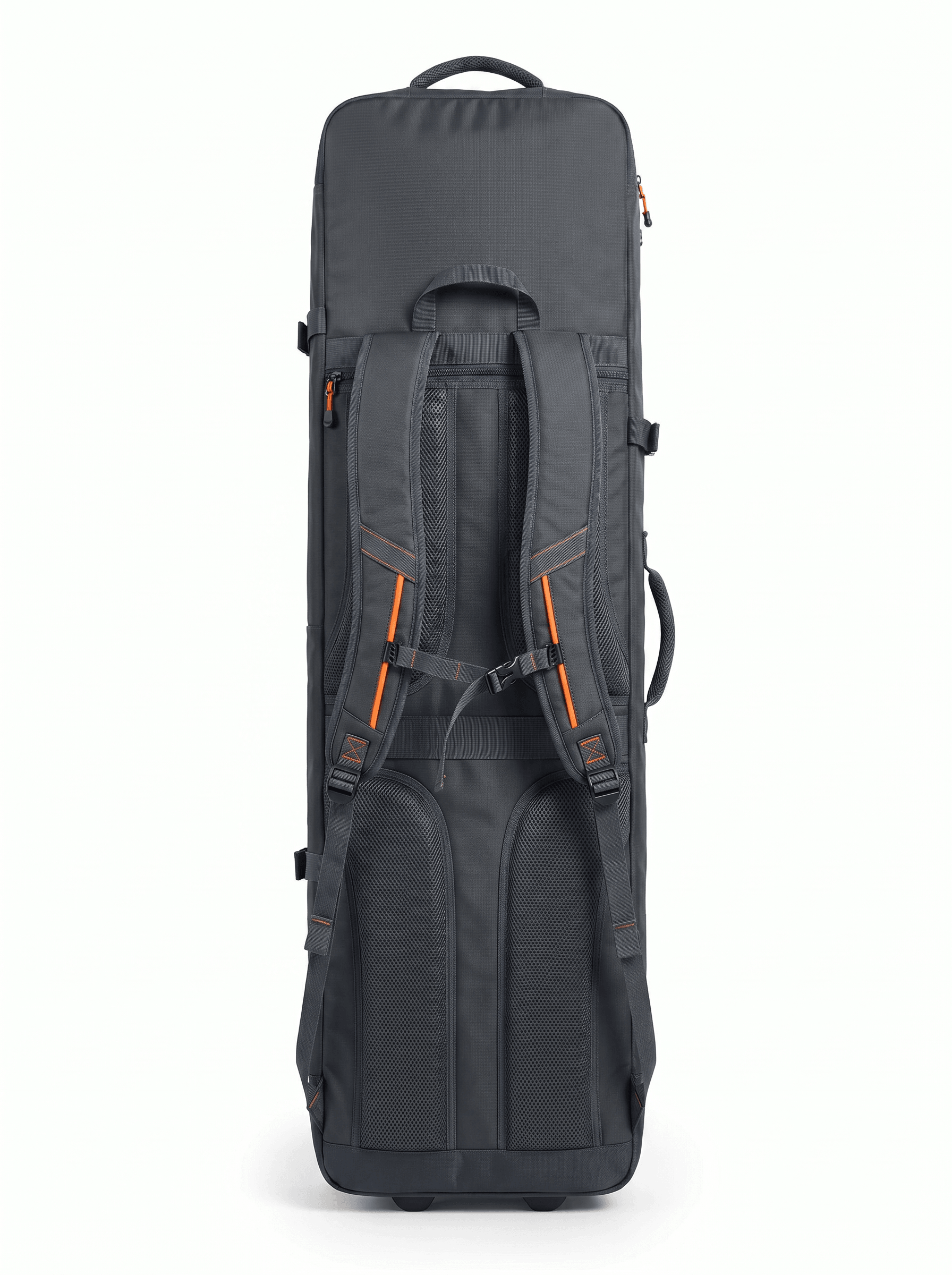 Aterland Rolling Ski Travel Bag with Backpack Straps