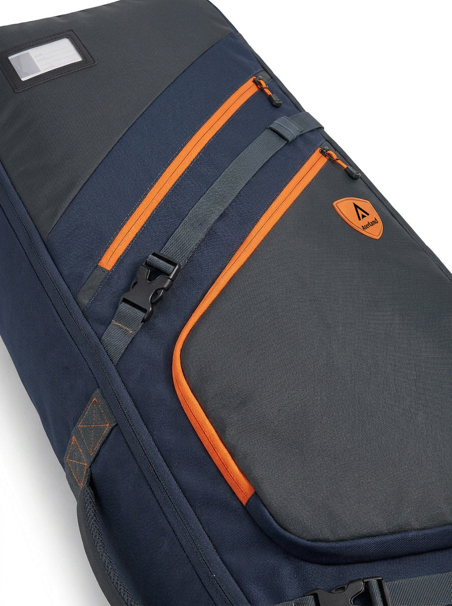 Aterland Rolling Ski Travel Bag with Backpack Straps
