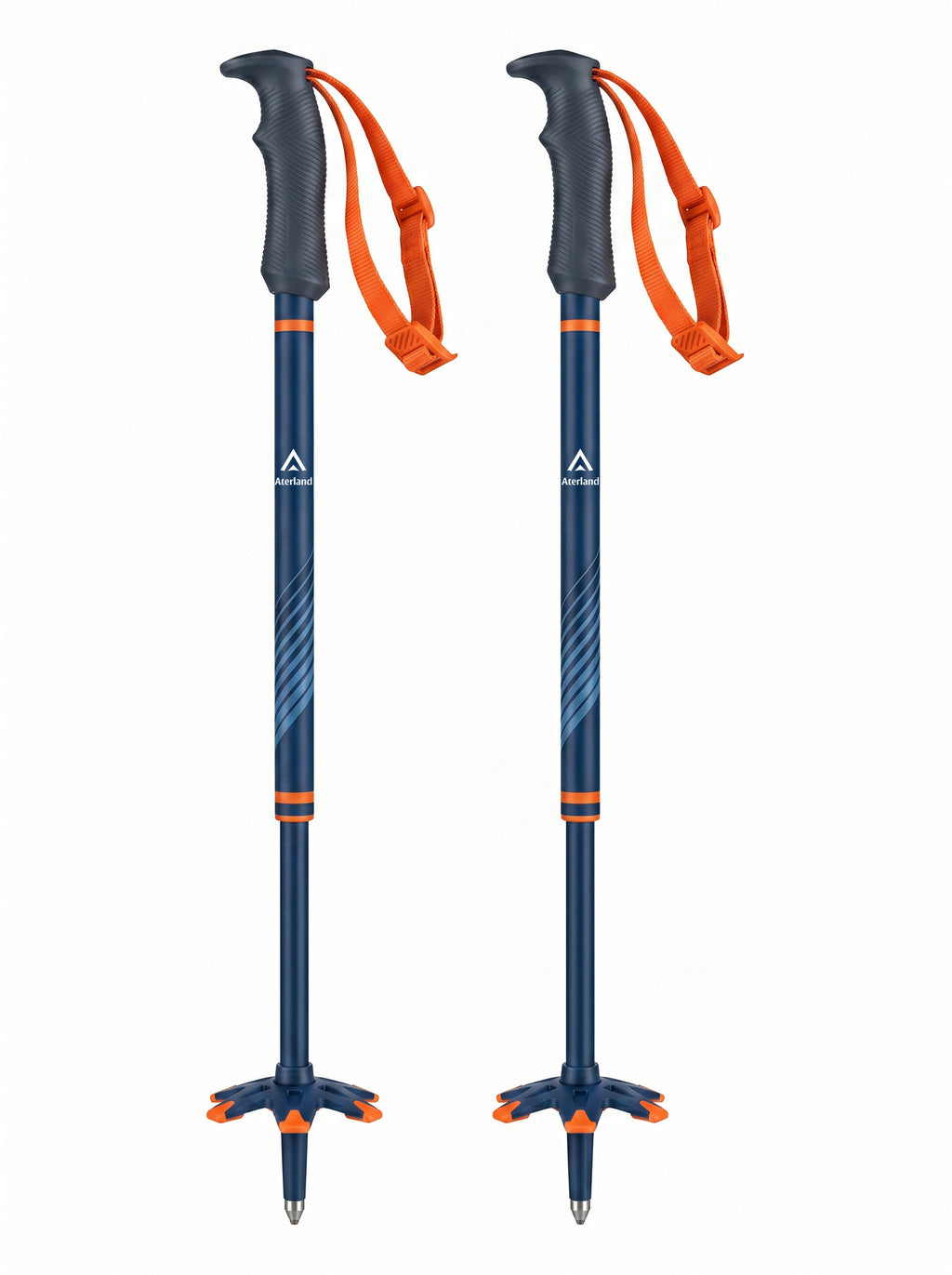 Aterland Aluminum Ski Poles – Lightweight, Durable with Alpine Baskets